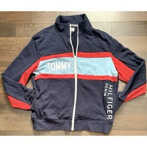 Rare Find TOMMY HILFIGER TRACK JACKET MENS SZ LaRGe